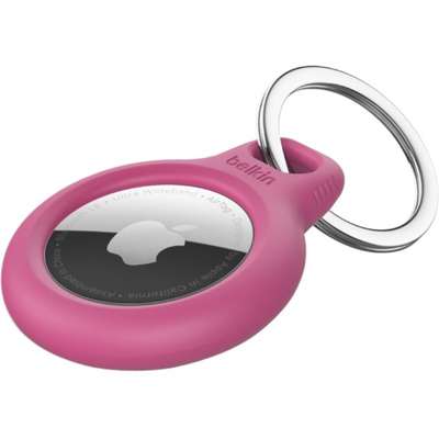 Belkin Secure Holder with Key Ring for Airtag - Pink