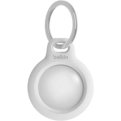 Belkin Secure Holder with Key Ring for Airtag - White