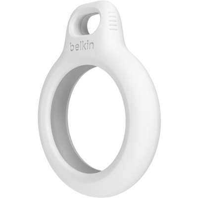 Belkin Secure Holder with Key Ring for Airtag - White