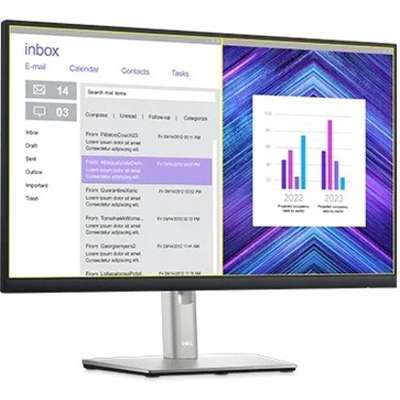 Dell P2422H 24" Class Full High Definition LED Monitor - 16:9 - Black, Silver