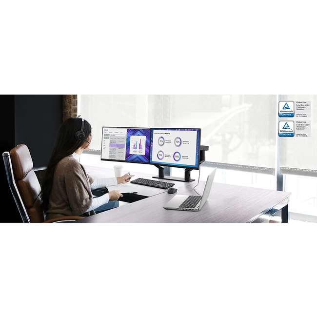 Dell P2422H 24" Class Full High Definition LED Monitor - 16:9 - Black, Silver