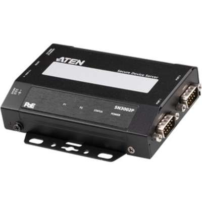 ATEN 2-Port RS-232 Serial Console Server with PoE