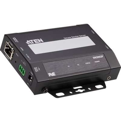 ATEN 2-Port RS-232 Serial Console Server with PoE