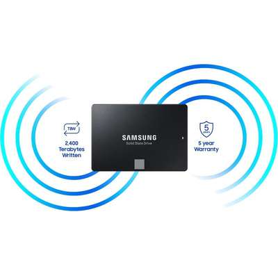 Samsung SSD MZ-76E1T0B AM 860 Evo 2.5 SATA3 Internal SSD Single Unit Version