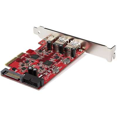 StarTech.com 5-Port USB PCIe Card - 10Gbps 1x USB-C/2xUSB-A/Internal Header