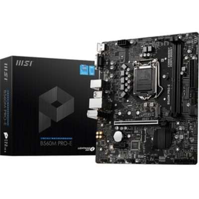 MSI MB B560M Pro-E B560 SOCKET1200 MAX64GB DDR4 PCIE HDMI MATX