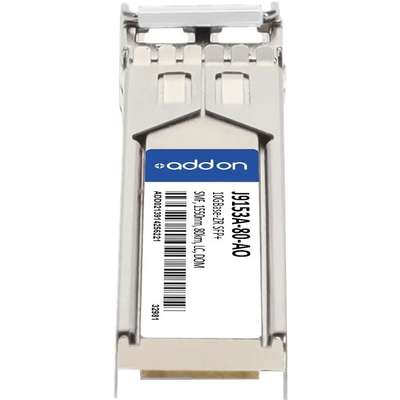 AddOn HP Comp XCVR 80KM TAA 10G-ZR SFP+ SMF 1550NM LC Domino