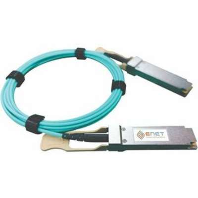 ENET 100GBASE-AOC QSFP28 Active Optical Cable 20M Cisco Compatible