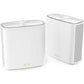 ASUS Zenwifi XD6 White 2PACKS WIFI6 Coverage Up TO5 400 SQ.Ft 5400MBPS