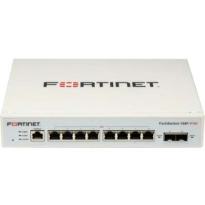 Fortinet Fanless L2MGMT Switch 8XGE 2XSFP 1XRJ45
