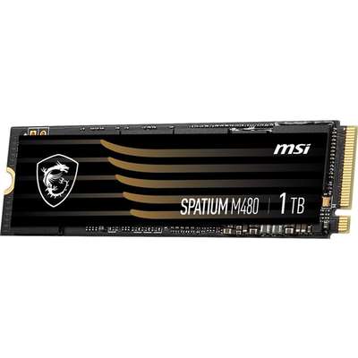 MSI Spatium M480 NVMe M.2 1TB PCIE GEN4 READ7000MB/S WRITE5500MB/S