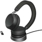 Jabra Evolve2 75 - USB-A UC with Charging Stand - Black