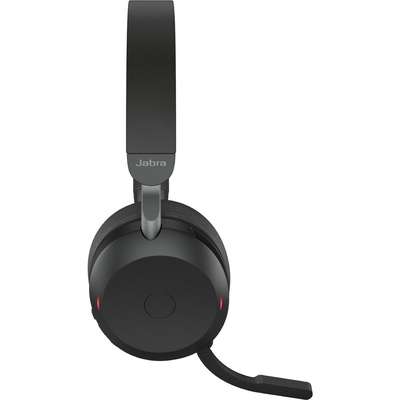 Jabra Evolve2 75 Wireless On-ear Stereo Headset - USB-A - UC - Black