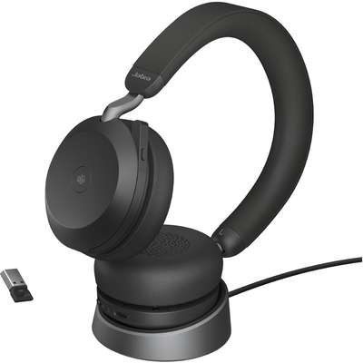 Jabra EVOLVE2 75-USB-A MS Stereo Stand Black