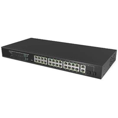 Samsung Wisenet Sky Switch SW26M (24 Port Managed PoE+, with 2XGIG Uplink)