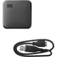 SanDisk WD Elements SE SSD 2TB Black 5X7 Blister