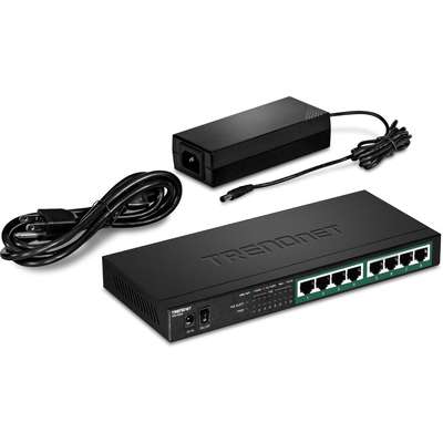 TRENDnet 8-Port Gigabit PoE+ Switch (120W)
