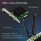 TRENDnet AX3000 Wireless Dual Band & Bluetooth 5.2 (Class 2) PCIe Adapter