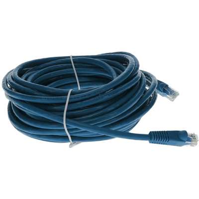 AddOn RJ-45 M/M Patch Cable 38FT Blue CAT6 UTP PVC CU