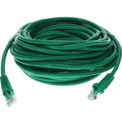 AddOn RJ-45 M/M Patch Cable 40FT Green CAT6 UTP PVC CU