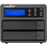 Rocstor Rocpro U33 RAID-16TB 2X8TB SSD USB 3.2 Gen 2 10GBPS -RAID 0/1 -TAA