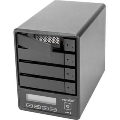 Rocstor Rocpro U35 RAID-16TB 4X4TB SSD USB 3.2 Gen 2 5 GBPS-RAID 0 5 JBOD