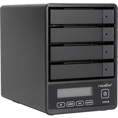 Rocstor Rocpro U35 RAID-16TB 4X4TB SSD USB 3.2 Gen 2 5 GBPS-RAID 0 5 JBOD