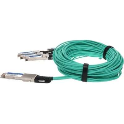 AddOn MSA & TAA Compliant DAC 400GBASE QSFP-DD/4XQSFP56 Pam-4 35M