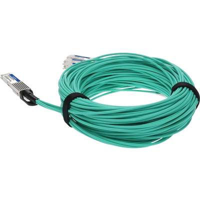 AddOn MSA & TAA Compliant DAC 400GBASE QSFP-DD/4XQSFP56 Pam-4 35M