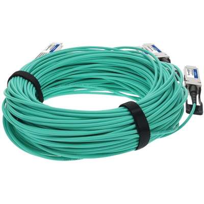 AddOn MSA & TAA Compliant DAC 400GBASE QSFP-DD/4XQSFP56 Pam-4 35M