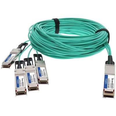 AddOn MSA & TAA Compliant DAC 400GBASE QSFP-DD/4XQSFP56 Pam-4 35M