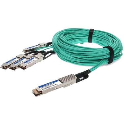 AddOn MSA & TAA Compliant DAC 400GBASE QSFP-DD/4XQSFP56 Pam-4 35M