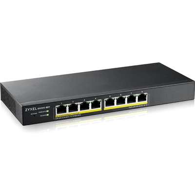 Zyxel 8 Port 60W PoE+ Gigabit Web Manage Switch Nebulaflex Compatible