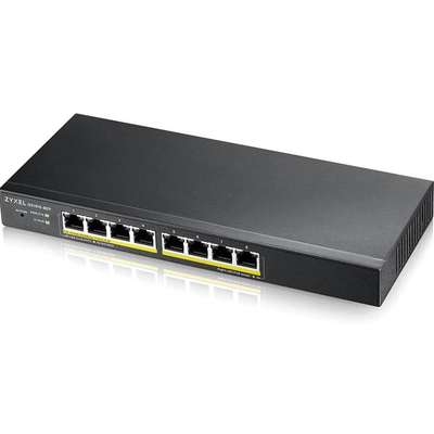 Zyxel 8 Port 60W PoE+ Gigabit Web Manage Switch Nebulaflex Compatible