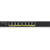 Zyxel 8 Port 60W PoE+ Gigabit Web Manage Switch Nebulaflex Compatible