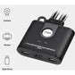 ATEN 2-Port USB FHD HDMI Cable KVM with  Remote Port Selector