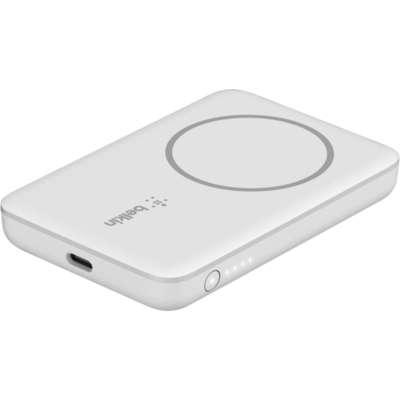 Belkin Magnt Wireless Power Bank White