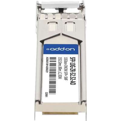 AddOn Cisco SFP-10G-ZR-52.52 Comp TAA 10G-DWDM LC 1552.52NM 80KM SFP+
