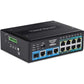 TRENDnet 10-Port Industrial Gigabit PoE++ DIN-Rail Switch