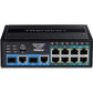 TRENDnet 10-Port Industrial Gigabit PoE++ DIN-Rail Switch