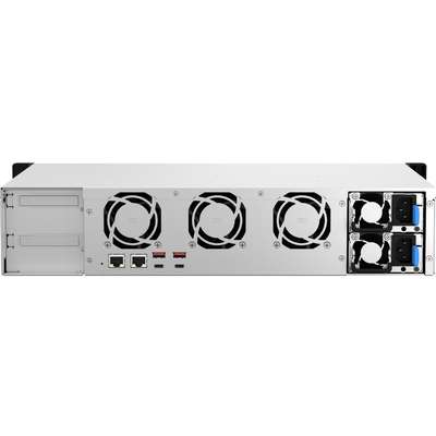 Qnap 2U 8-Bay Short-Depth Rackmount NAS/ISCSI IP-S