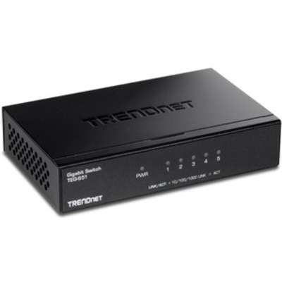TRENDnet 5-Port Gigabit Desktop Switch with metal case