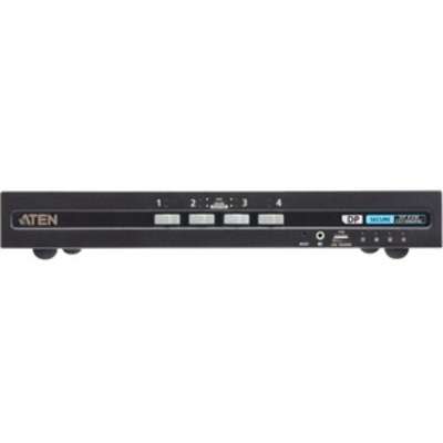 ATEN 4-Port USB DP Singlel Display PP4.0 Secure KVM with  CAC Support