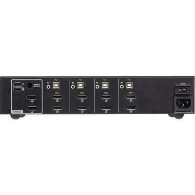 ATEN 4-Port USB DP Dual Display PP4.0 Secure KVM