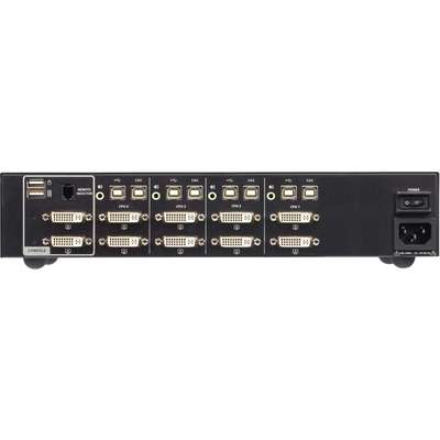 ATEN 4-Port USB DVI Dual Display PP4.0 Secure KVM with  CAC Support