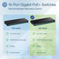 TRENDnet 16-Port Gigabit PoE+ Switch (123W)
