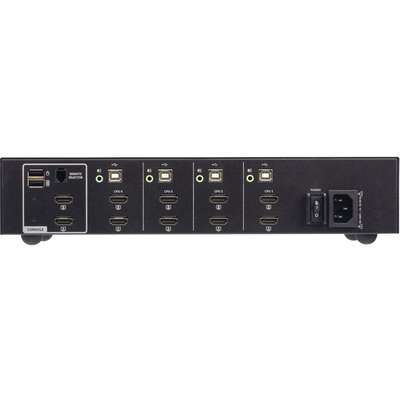 ATEN 4-Port USB HDMI Dual Display PP4.0 Secure KVM