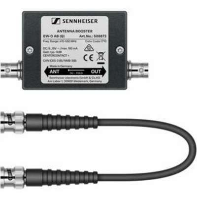 EPOS Inline Antenna Booster, +10 Db Gain, BNC Connectors, Frequency Range (520-608 MHz)