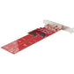 StarTech.com Dual M.2 PCIE SSD Adapter Card with Bifurcation PCIE 4.0