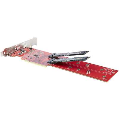 StarTech.com Dual M.2 PCIE SSD Adapter Card with Bifurcation PCIE 4.0